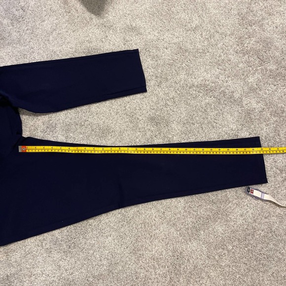 Merona Navy Blue Side Zip Stretch Dress Pants Size 12 Pre-owned - Picture 7 of 8